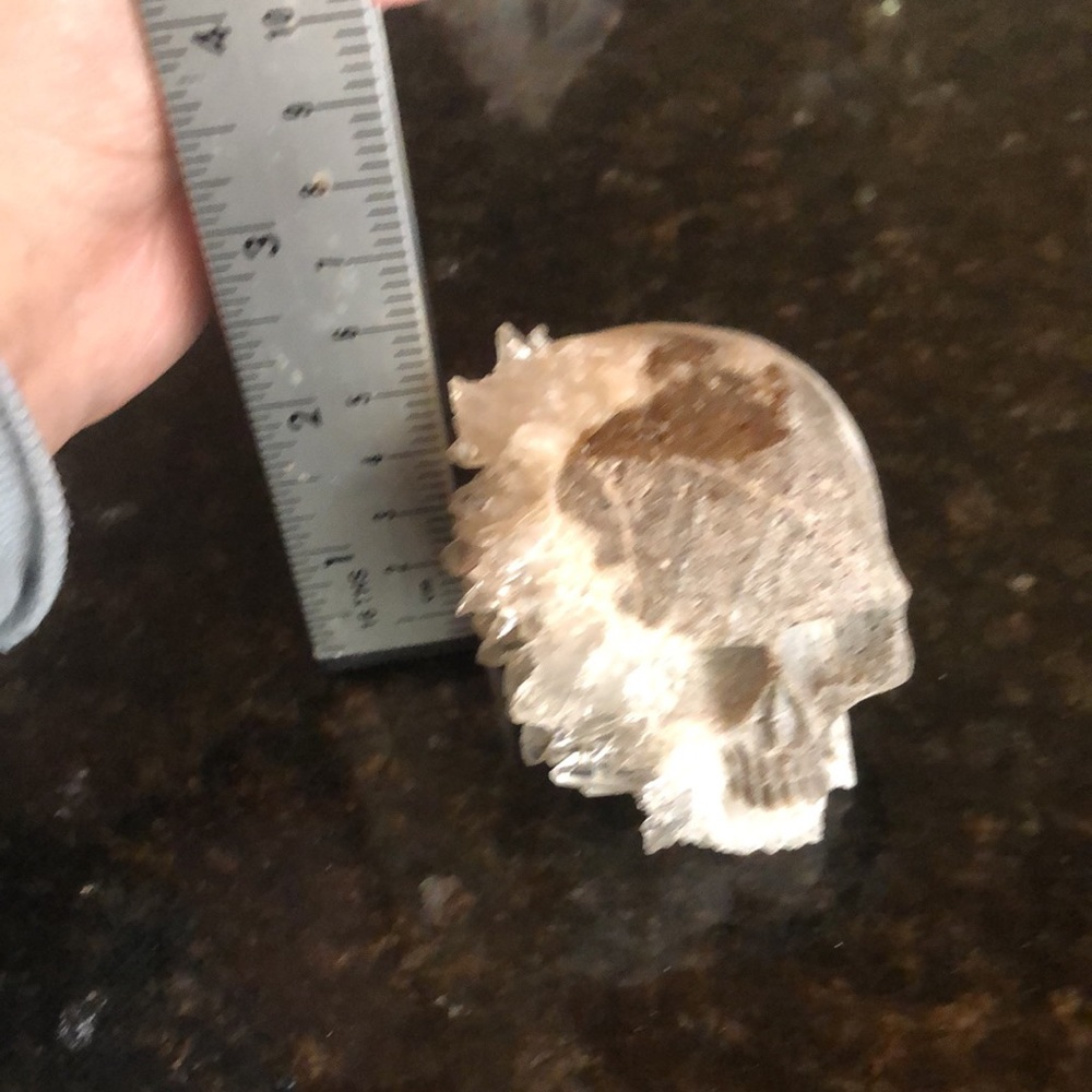 Gorgeous Crystal Cluster Carved Skull 💕 - Picture 9 of 11